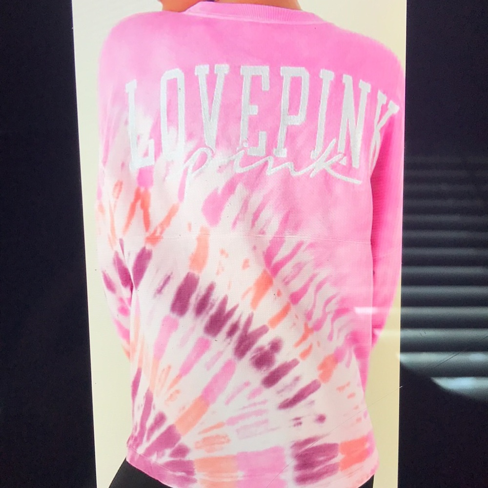 PINK Victoria’s Secret Varsity Crew Sweatshirt - Picture 2 of 5